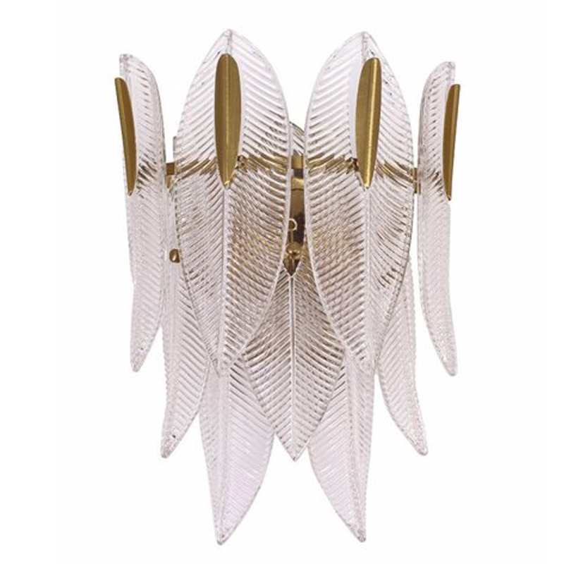 Бра Textured Glass Petals Sconce Бронза Бра Textured Glass Petals Sconce Бронза в Костроме | Loft Concept