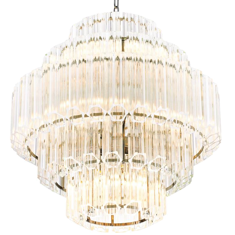Люстра Chandelier Vittoria S Clear Никель Прозрачный (Transparent) Люстра Chandelier Vittoria S Clear Никель Прозрачный (Transparent) в Костроме | Loft Concept