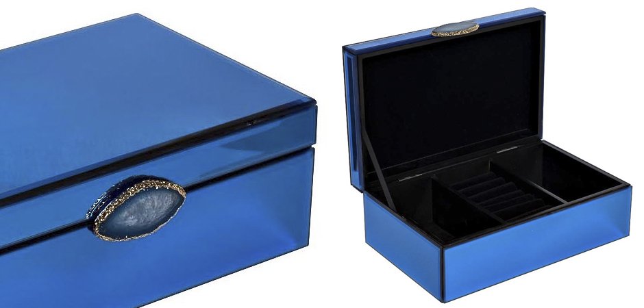 Шкатулка Blue Surprise Parallelepiped Шкатулка Blue Surprise Parallelepiped - Loft-Concept в Костроме