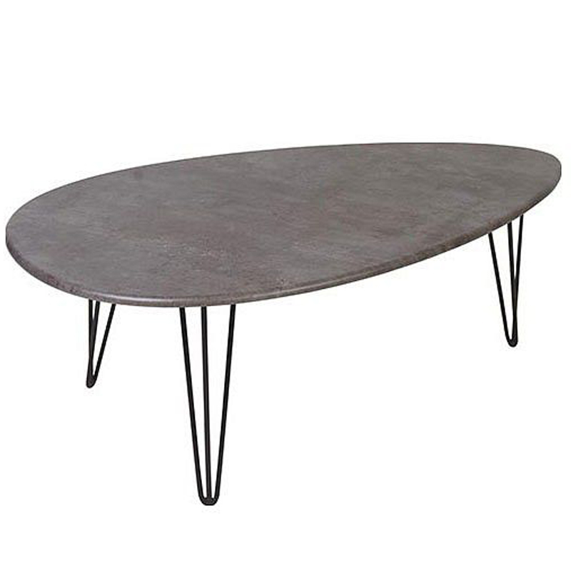 Кофейный стол Dorian Coffee Table gray Серый бетон Кофейный стол Dorian Coffee Table gray Серый бетон в Костроме | Loft Concept