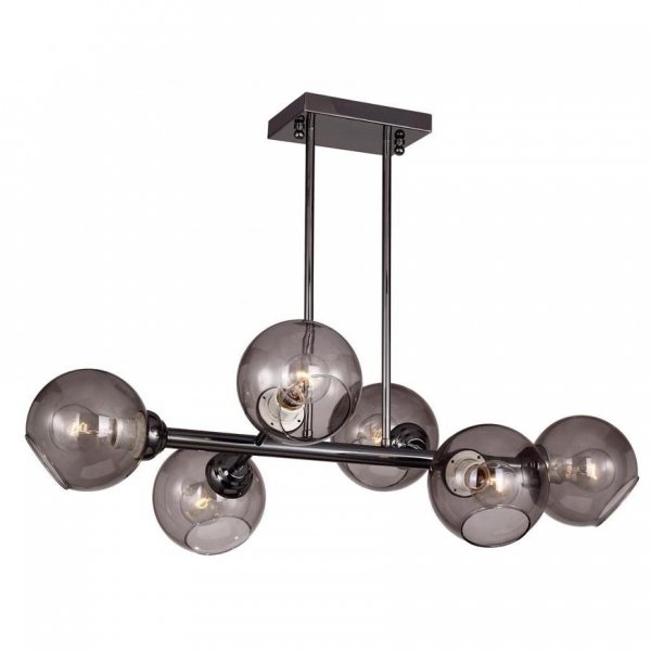 Люстра Glass Bubble Chandelier Black Черный Люстра Glass Bubble Chandelier Black Черный в Костроме | Loft Concept