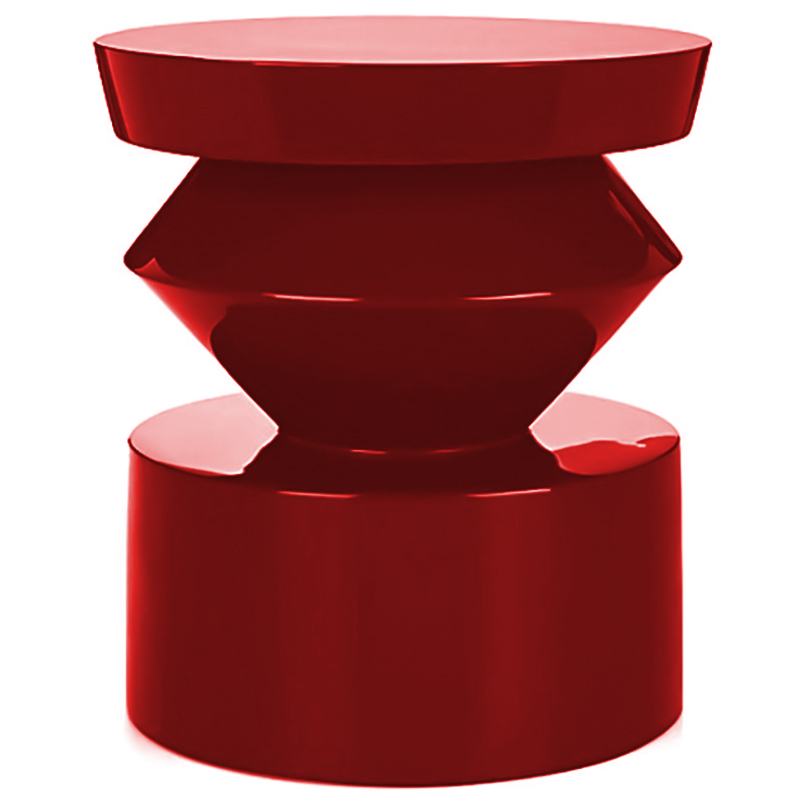 Приставной столик UMA SIDE TABLE Red Красный Приставной столик UMA SIDE TABLE Red Красный в Костроме | Loft Concept