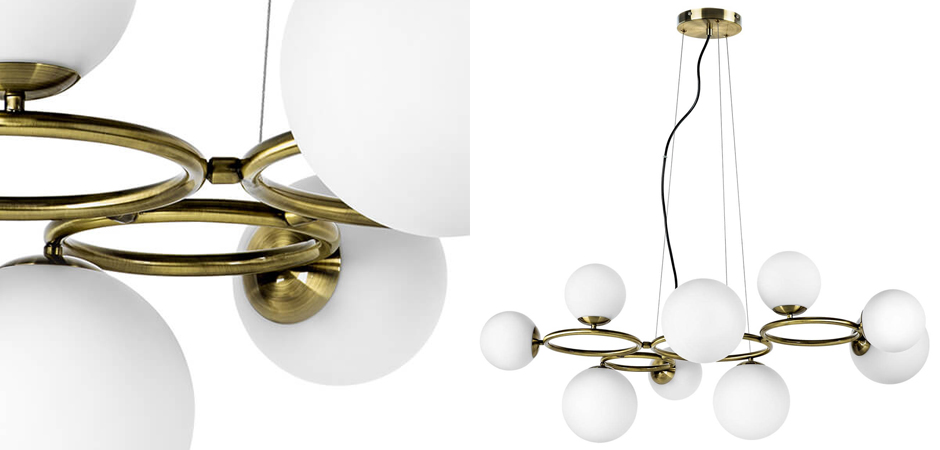 Люстра Bubbles on 4 Rings Chandelier Люстра Bubbles on 4 Rings Chandelier - Loft-Concept в Костроме