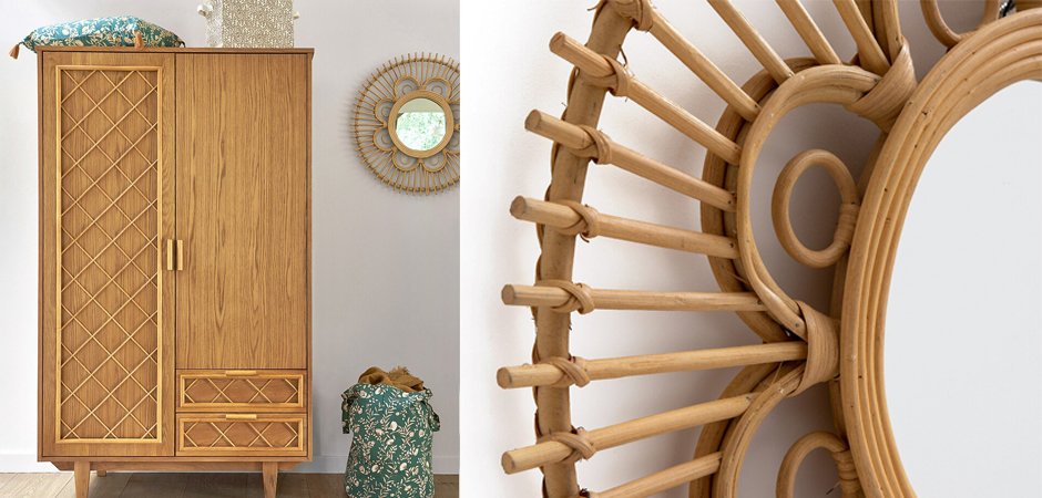 Зеркало Mirror Rattan Round D65 Зеркало Mirror Rattan Round D65 - Loft-Concept в Костроме