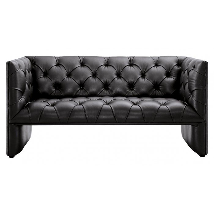 Диван Edwards Loveseat Черный Диван Edwards Loveseat Черный в Костроме | Loft Concept