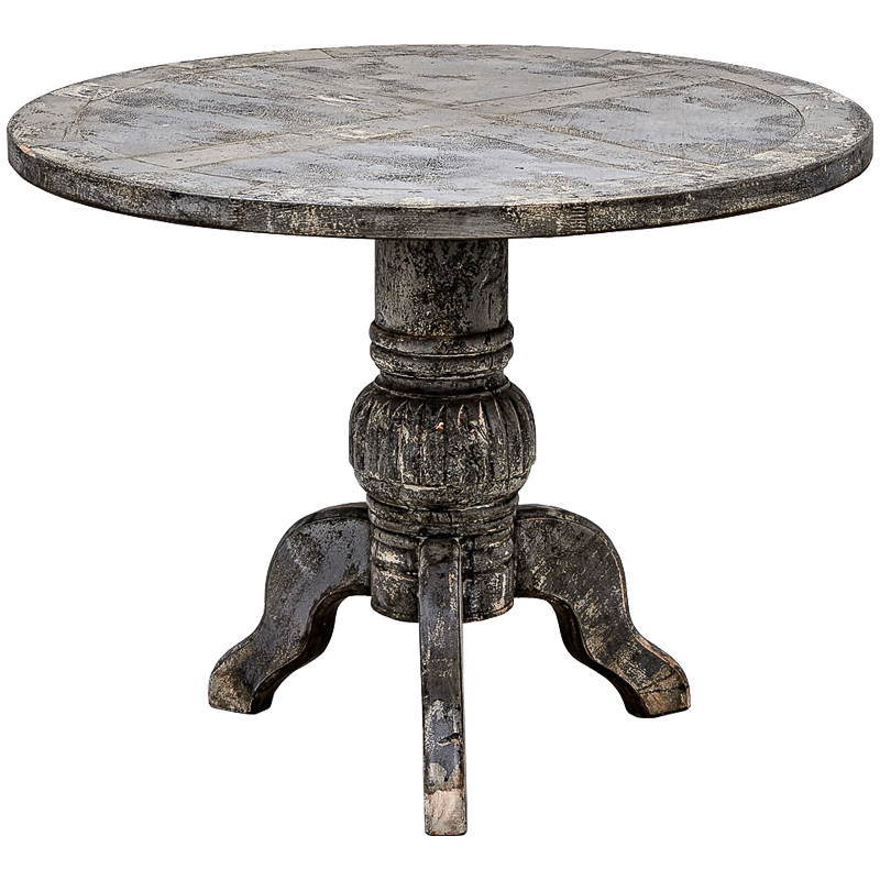 Обеденный стол Estela Dinner Table Винтажный черный Обеденный стол Estela Dinner Table Винтажный черный в Костроме | Loft Concept