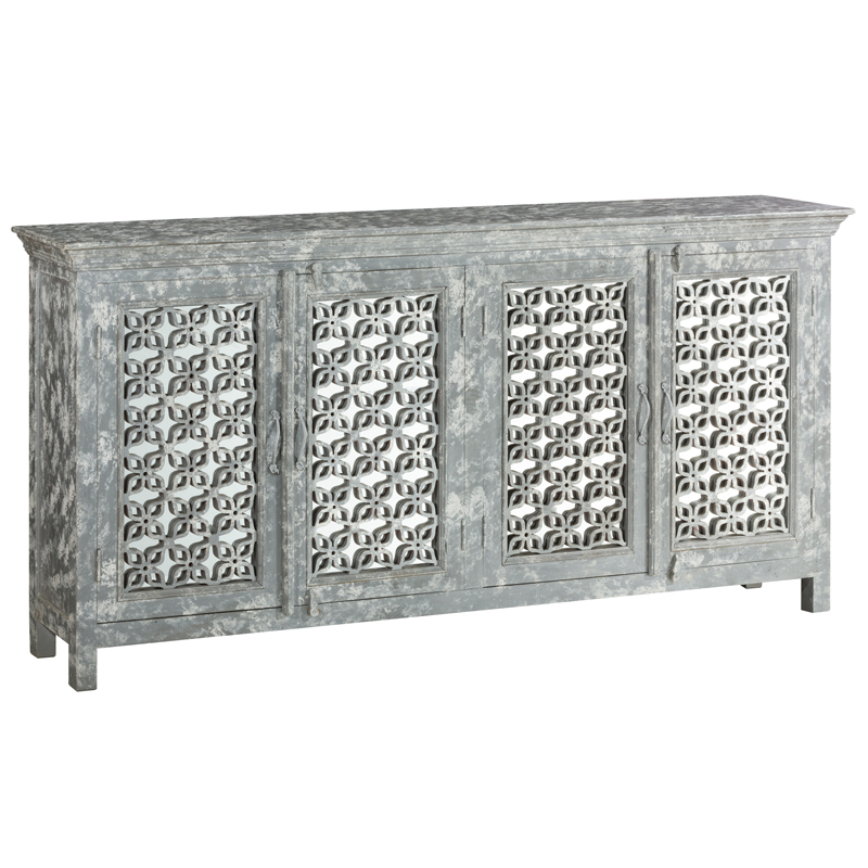 Комод в стиле прованс с декорированным резным фасадом Asger Provence Chest of Drawers Серый Комод в стиле прованс с декорированным резным фасадом Asger Provence Chest of Drawers Серый в Костроме | Loft Concept