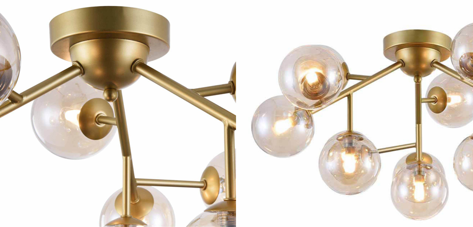 Потолочный Светильник Berries Chandelier Amber 60 Потолочный Светильник Berries Chandelier Amber 60 - Loft-Concept в Костроме