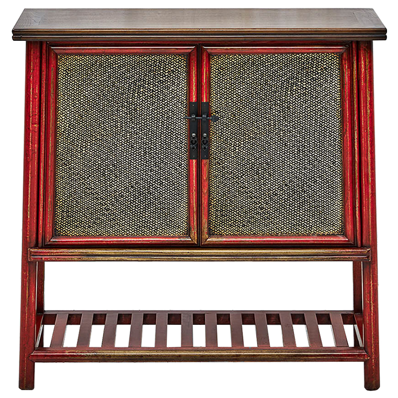 Комод в винтажном стиле дерево и ротанг Johan chest of drawers Бежевый Красный Комод в винтажном стиле дерево и ротанг Johan chest of drawers Бежевый Красный в Костроме | Loft Concept