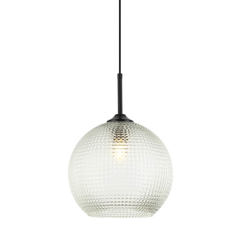 Подвесной светильник Crystal Galaxy Ball transparent glass Черный Прозрачное Стекло Подвесной светильник Crystal Galaxy Ball transparent glass Черный Прозрачное Стекло в Костроме | Loft Concept