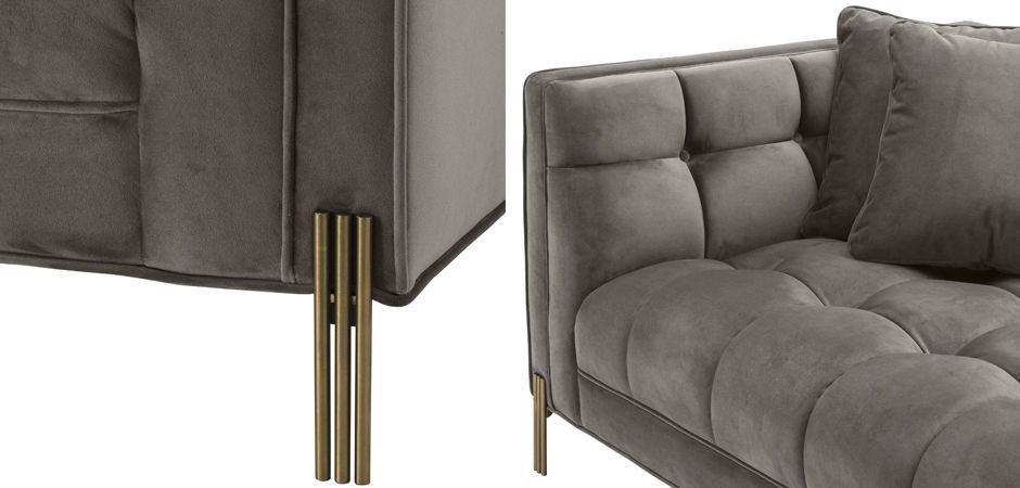 Диван Eichholtz Sofa Sienna grey Диван Eichholtz Sofa Sienna grey - Loft-Concept в Костроме