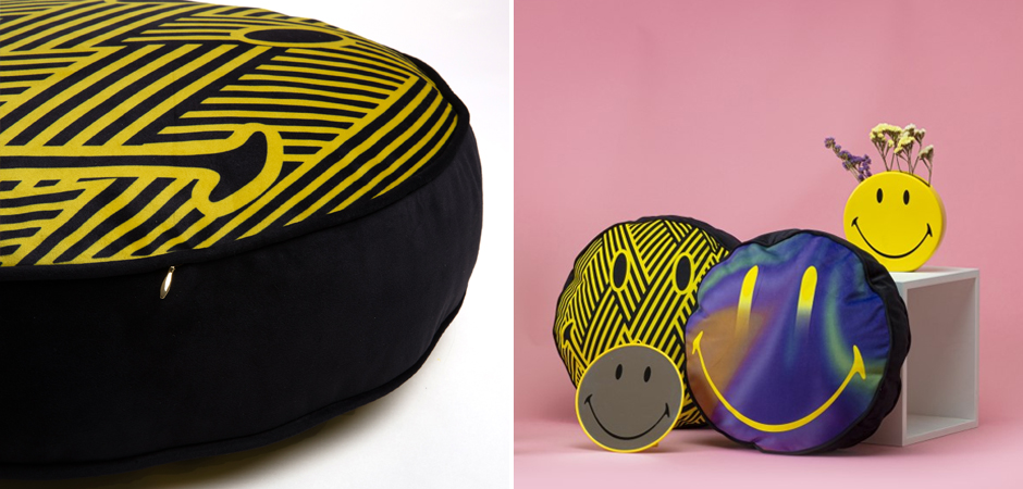 Подушка Zig-Zag Cushion Smiley Подушка Zig-Zag Cushion Smiley - Loft-Concept в Костроме