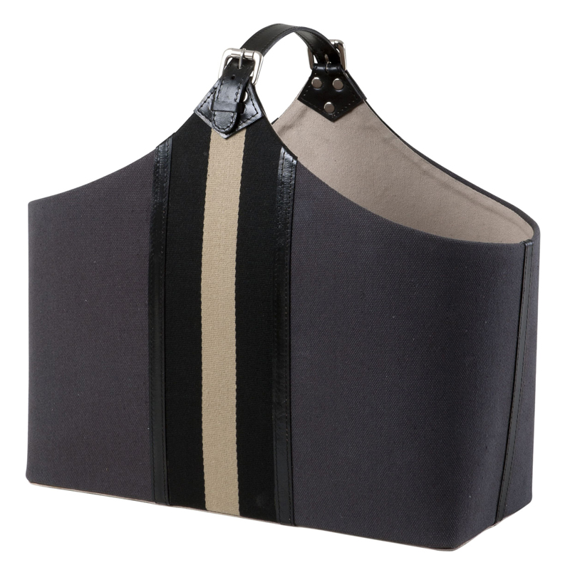 Газетница Eichholtz Bag Goldwynn Серый Черный Бежево-серый Газетница Eichholtz Bag Goldwynn Серый Черный Бежево-серый в Костроме | Loft Concept