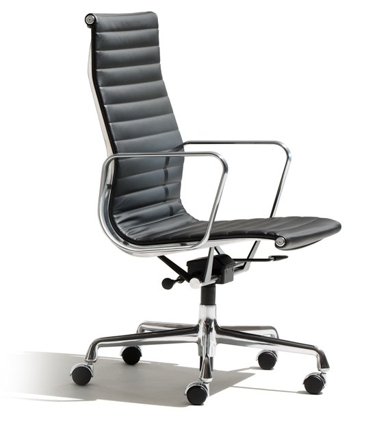 Кресло Aluminum Group Executive Chair Белый Черный Серебряный Кресло Aluminum Group Executive Chair Белый Черный Серебряный в Костроме | Loft Concept