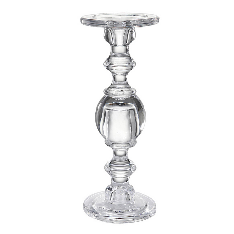 Подсвечник Glass Candlestick I Прозрачное Стекло Подсвечник Glass Candlestick I Прозрачное Стекло в Костроме | Loft Concept