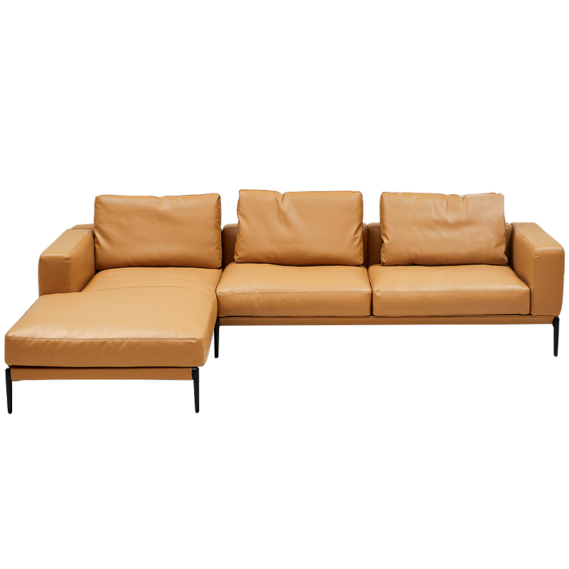 Диван угловой Minimalistic Caramel Corner Sofa Карамель Диван угловой Minimalistic Caramel Corner Sofa Карамель в Костроме | Loft Concept
