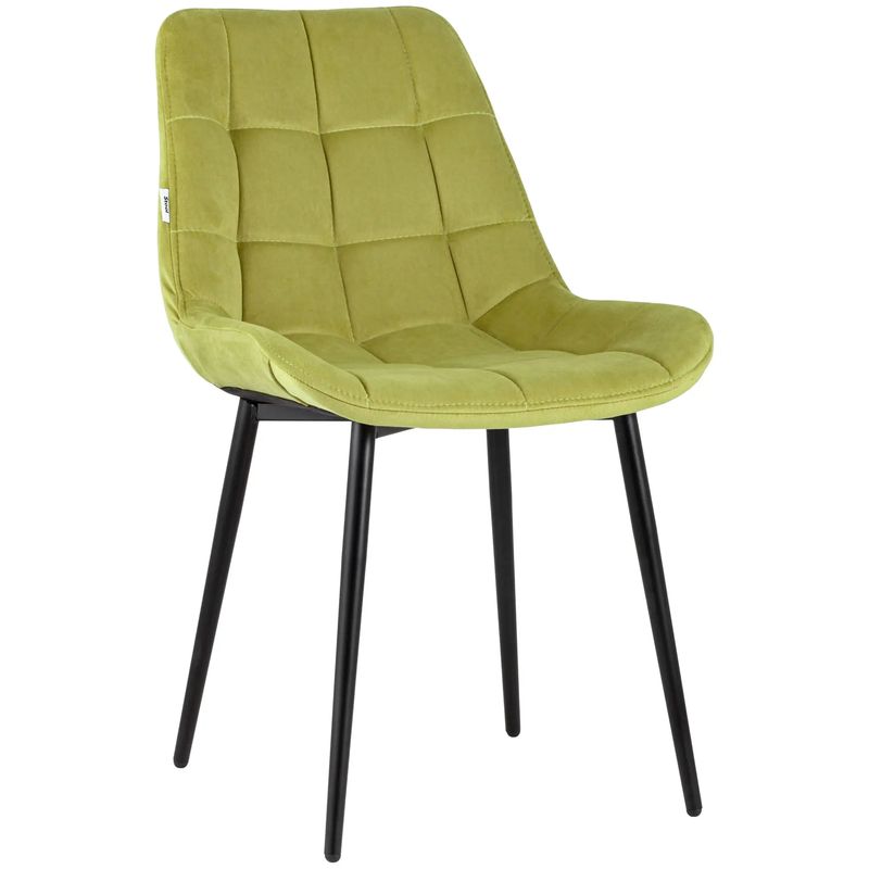 Стул NANCY Chair Зеленый лайм Лайм Черный Стул NANCY Chair Зеленый лайм Лайм Черный в Костроме | Loft Concept