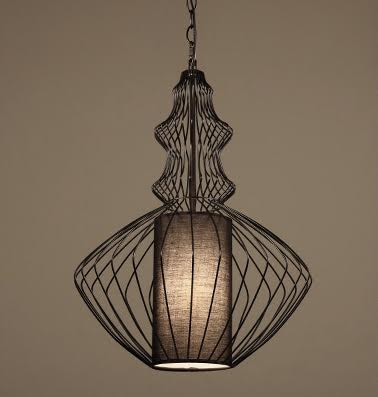 Подвесной светильник Wire Dream Pendant 2 Черный Белый Подвесной светильник Wire Dream Pendant 2 Черный Белый в Костроме | Loft Concept