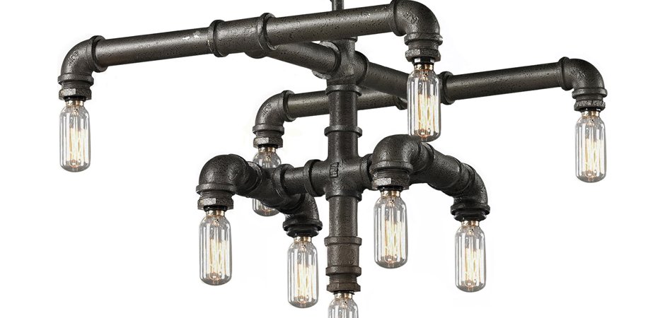 Люстра Water Pipe Connect T9 II Люстра Water Pipe Connect T9 II - Loft-Concept в Костроме