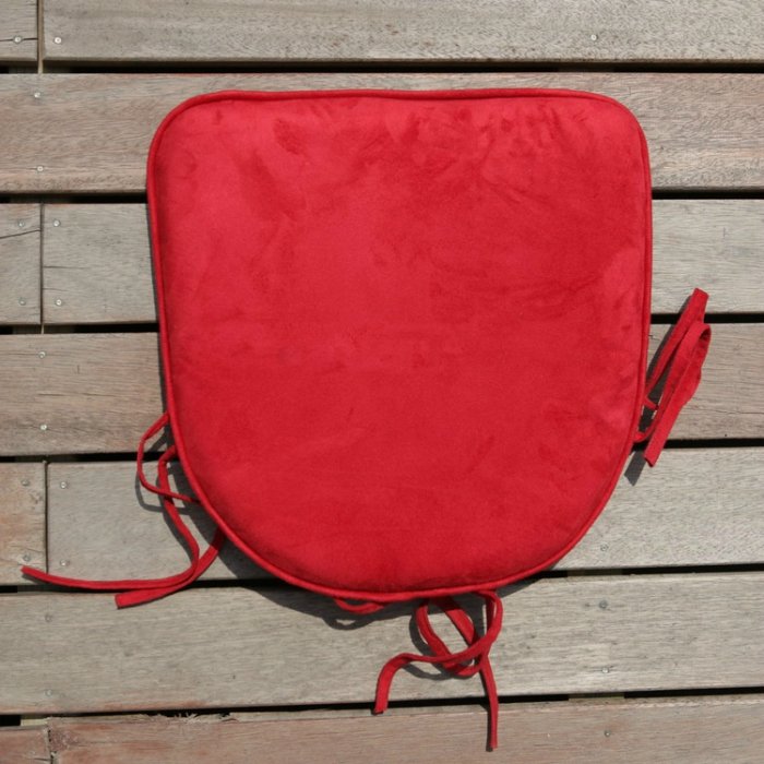 Подушка Tolix Seat Pad Серый Красный Подушка Tolix Seat Pad Серый Красный в Костроме | Loft Concept