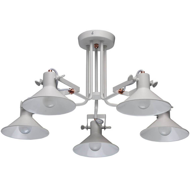 Потолочный светильник Rotating Light White Белый Потолочный светильник Rotating Light White Белый в Костроме | Loft Concept