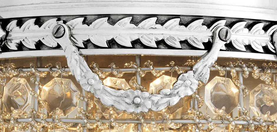 Бра Eichholtz Wall Lamp Emperor Nickel - Loft-Concept в Костроме