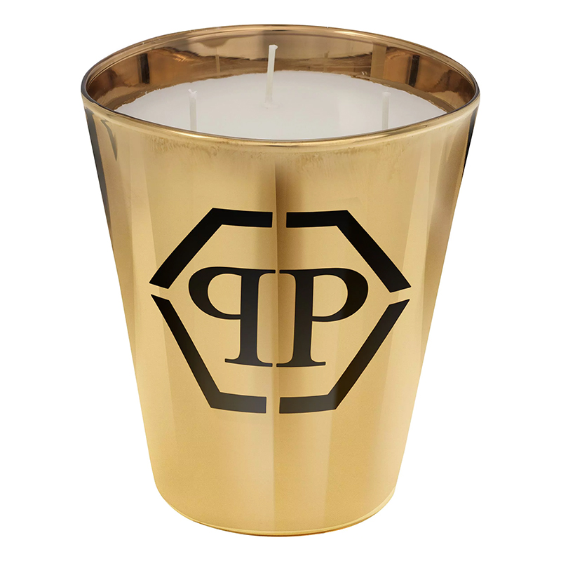 Свеча Philipp Plein Candle Empire Gold M Золотой Черный Белый Свеча Philipp Plein Candle Empire Gold M Золотой Черный Белый в Костроме | Loft Concept