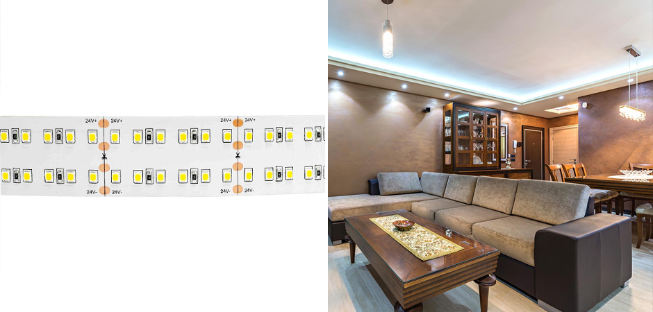 Светодиодная лента 42W/m 240LED/m 2835SMD холодный белый 5M Светодиодная лента 42W/m 240LED/m 2835SMD холодный белый 5M - Loft-Concept в Костроме
