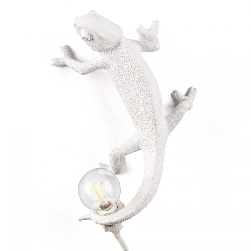 Бра Seletti Chameleon Lamp Going Up Белый Бра Seletti Chameleon Lamp Going Up Белый в Костроме | Loft Concept