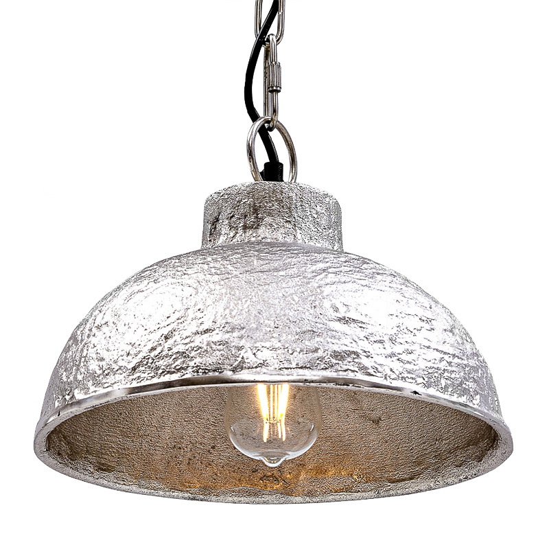 Подвесной светильник Rough Silver Pendant II Серебряный Подвесной светильник Rough Silver Pendant II Серебряный в Костроме | Loft Concept