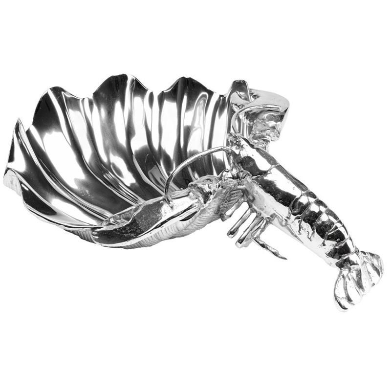 Блюдо Chrome Lobster Хром Блюдо Chrome Lobster Хром в Костроме | Loft Concept