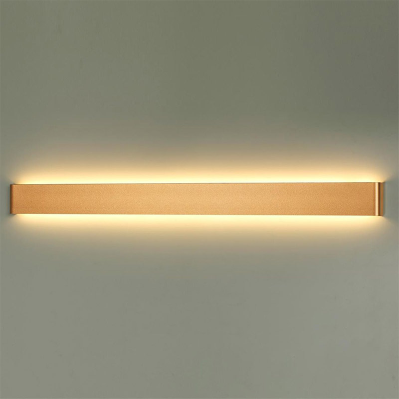 Бра Obverse Gold Long Wall lamp матовое золото Бра Obverse Gold Long Wall lamp матовое золото в Костроме | Loft Concept