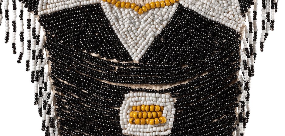 Африканское Ожерелье на подставке NECKLACE BEADS BLACK WHITE MUSTARD Африканское Ожерелье на подставке NECKLACE BEADS BLACK WHITE MUSTARD - Loft-Concept в Костроме