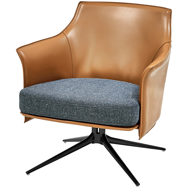 Кресло Badru Chair Серый Черный Карамель Кресло Badru Chair Серый Черный Карамель в Костроме | Loft Concept
