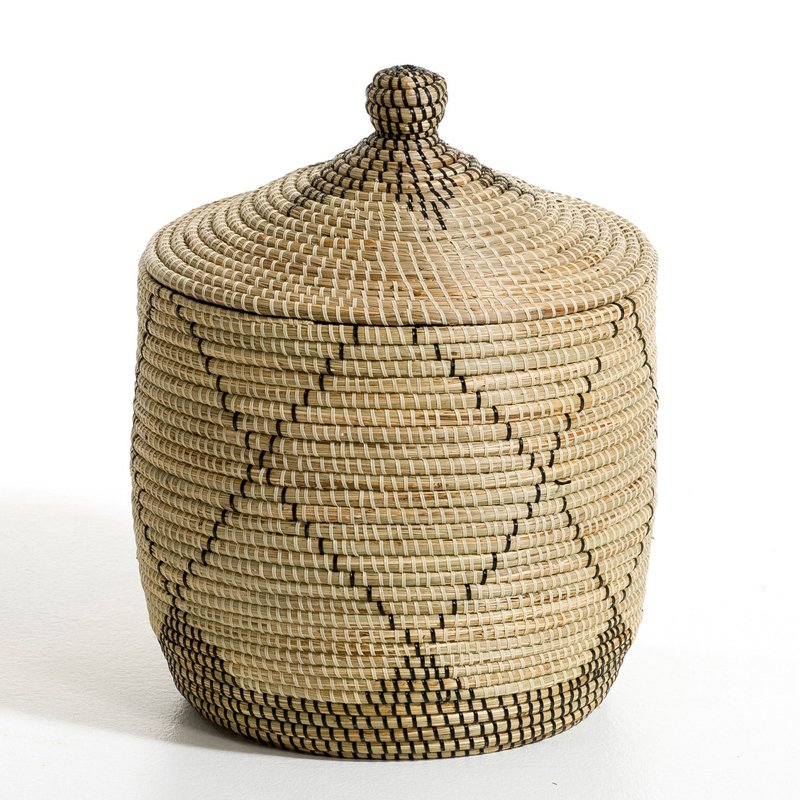 Ваза с крышкой Wicker Vase With Lid Ваза с крышкой Wicker Vase With Lid в Костроме | Loft Concept