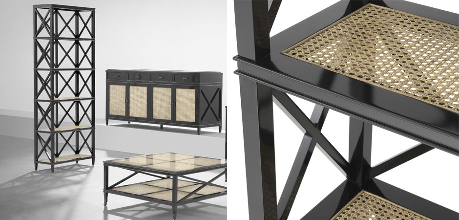 Стеллаж Eichholtz Cabinet Bahamas Стеллаж Eichholtz Cabinet Bahamas - Loft-Concept в Костроме