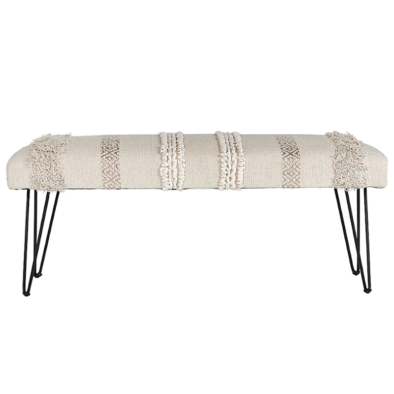 Оттоманка Ivory Kilim Ornament ivory ( слоновая кость ) Оттоманка Ivory Kilim Ornament ivory ( слоновая кость ) в Костроме | Loft Concept