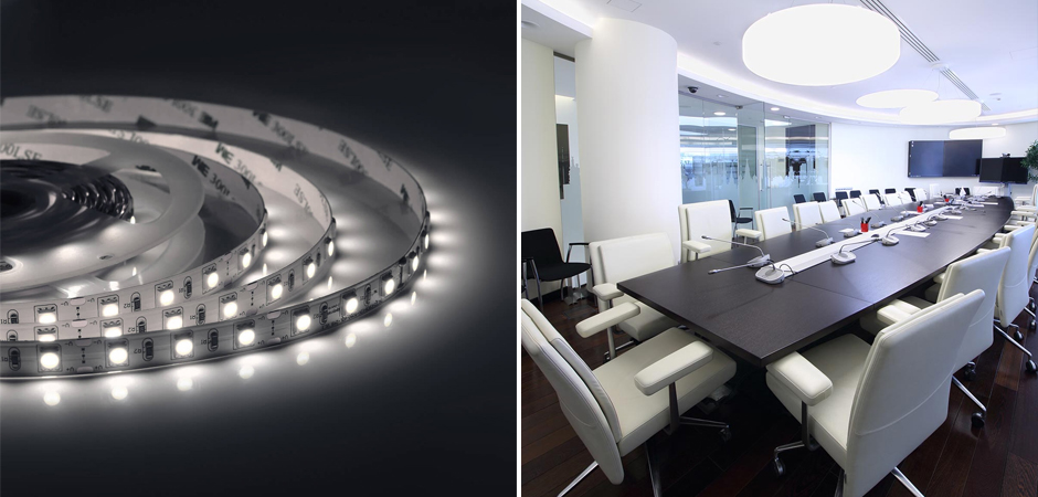 Светодиодная лента 14,4W/m 60Led/m 5050SMD холодный белый Светодиодная лента 14,4W/m 60Led/m 5050SMD холодный белый - Loft-Concept в Костроме