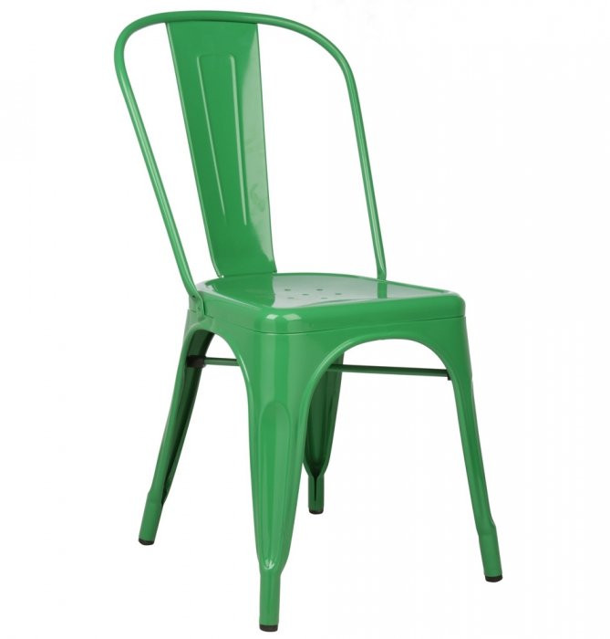 Кухонный стул Tolix Chair Оранжевый Нержавеющая сталь Черный Салатовый Красный Зеленый Желтый Голубой Белый Кухонный стул Tolix Chair Оранжевый Нержавеющая сталь Черный Салатовый Красный Зеленый Желтый Голубой Белый в Костроме | Loft Concept