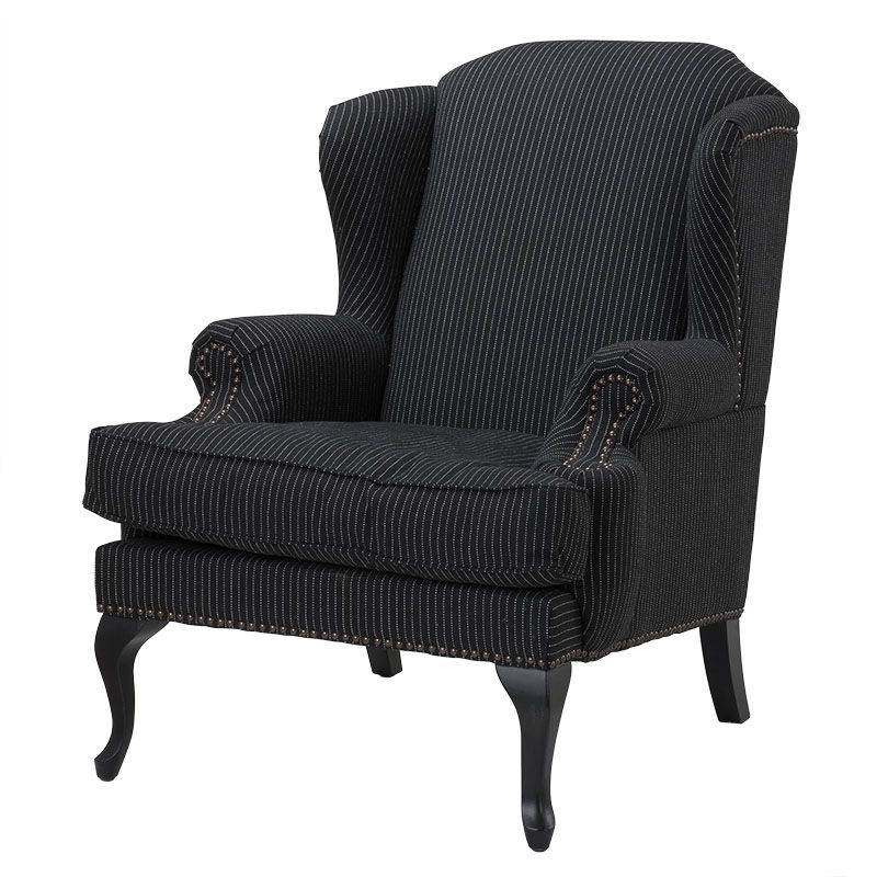 Кресло Eichholtz Chair Frank Sinatra Black & white Черно-белый Кресло Eichholtz Chair Frank Sinatra Black & white Черно-белый в Костроме | Loft Concept