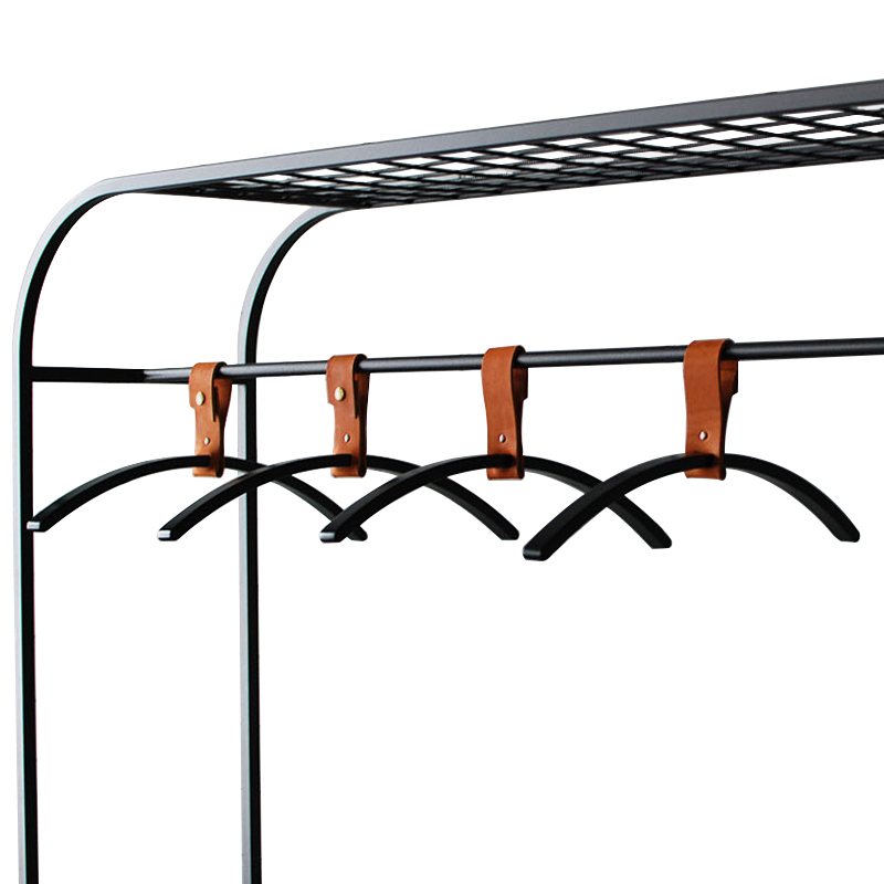 Плечики для одежды Amos Black Clothes Hanger Черный Коричневый Плечики для одежды Amos Black Clothes Hanger Черный Коричневый в Костроме | Loft Concept
