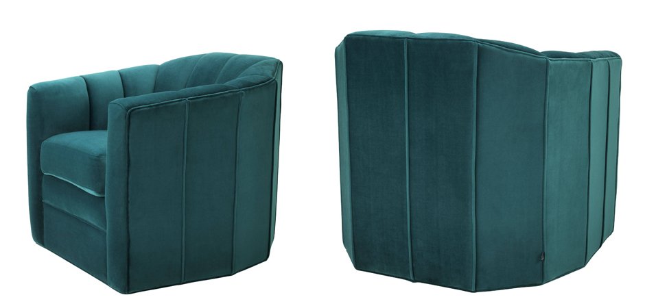Кресло Eichholtz Chair Delancey Sea Green Кресло Eichholtz Chair Delancey Sea Green - Loft-Concept в Костроме