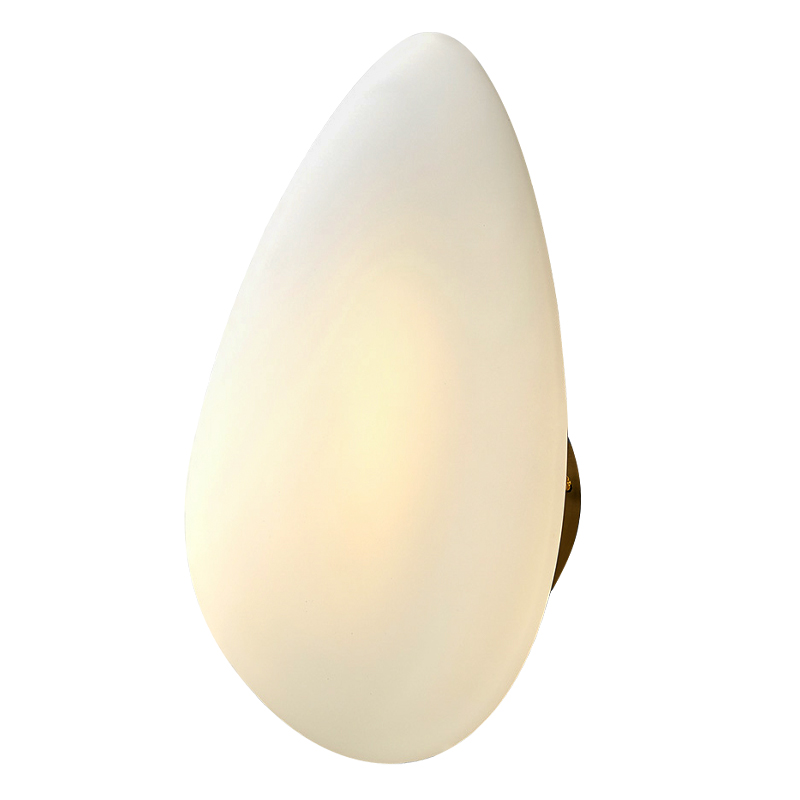 Бра Pebble Wall Lamp Белый Бра Pebble Wall Lamp Белый в Костроме | Loft Concept