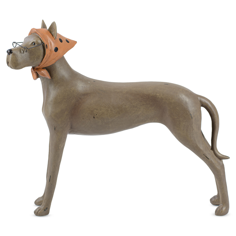 Статуэтка Clever Dog Коричневый Оранжевый Статуэтка Clever Dog Коричневый Оранжевый в Костроме | Loft Concept