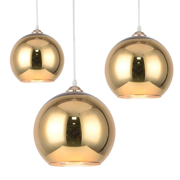 Подвесной светильник GOLD mirror shade modern pendant Золотой Подвесной светильник GOLD mirror shade modern pendant Золотой в Костроме | Loft Concept