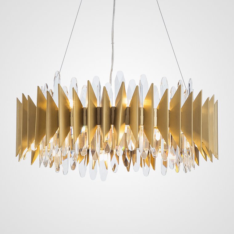 Подвесной светильник KEBO KING CHANDELIER Ring Латунь Подвесной светильник KEBO KING CHANDELIER Ring Латунь в Костроме | Loft Concept