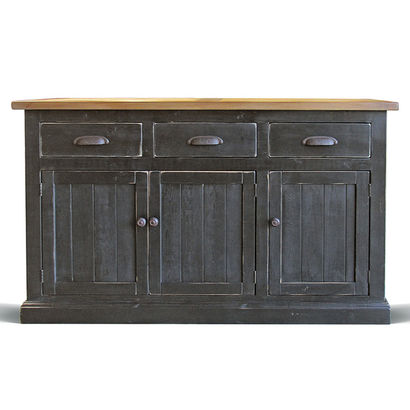 Комод в стиле прованс Brigida Provence HARMONIE Weathered Charcoal Черный Черный Комод в стиле прованс Brigida Provence HARMONIE Weathered Charcoal Черный Черный в Костроме | Loft Concept