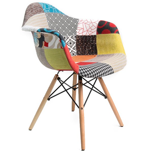 Стул DAW Patchwork Мульти Древесина Стул DAW Patchwork Мульти Древесина в Костроме | Loft Concept