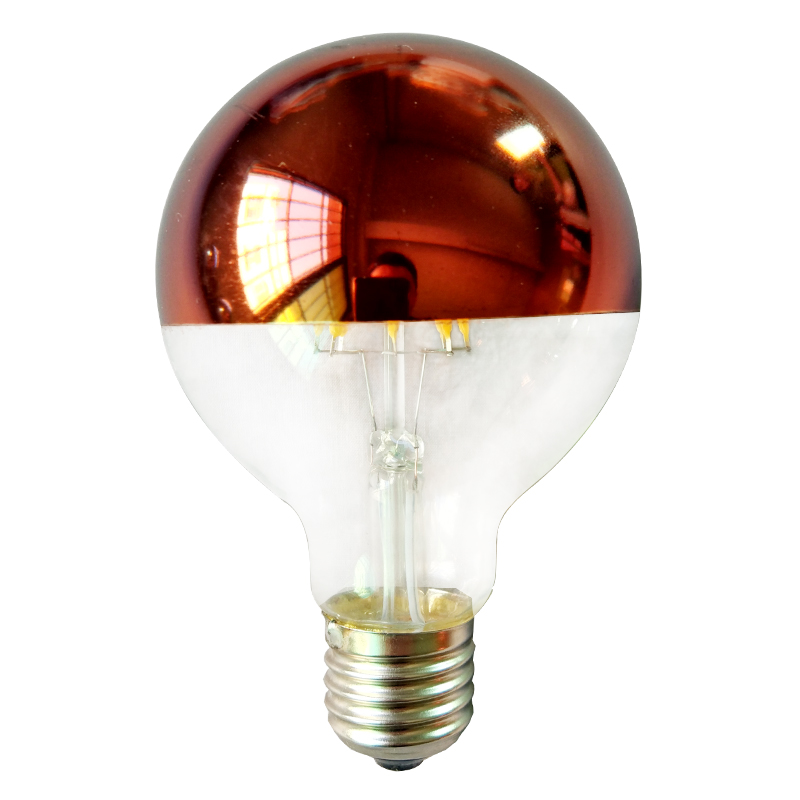 Лампочка LED E27 11W red mirror Прозрачный Красный Лампочка LED E27 11W red mirror Прозрачный Красный в Костроме | Loft Concept