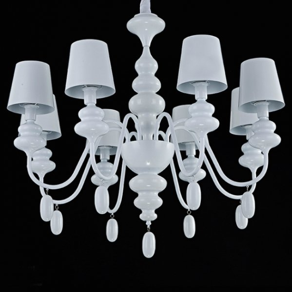 Люстра Masiero Eva Chandelier 8 Белый Люстра Masiero Eva Chandelier 8 Белый в Костроме | Loft Concept